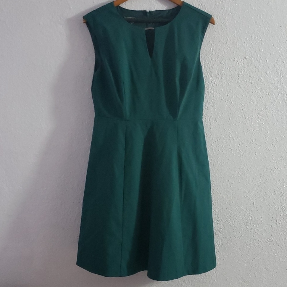 Covington Turquoise Teal Fit and Flare Dress 12